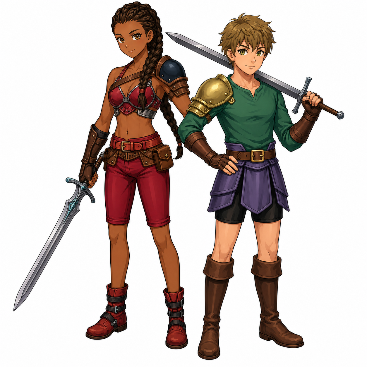 Swordsman class illustration